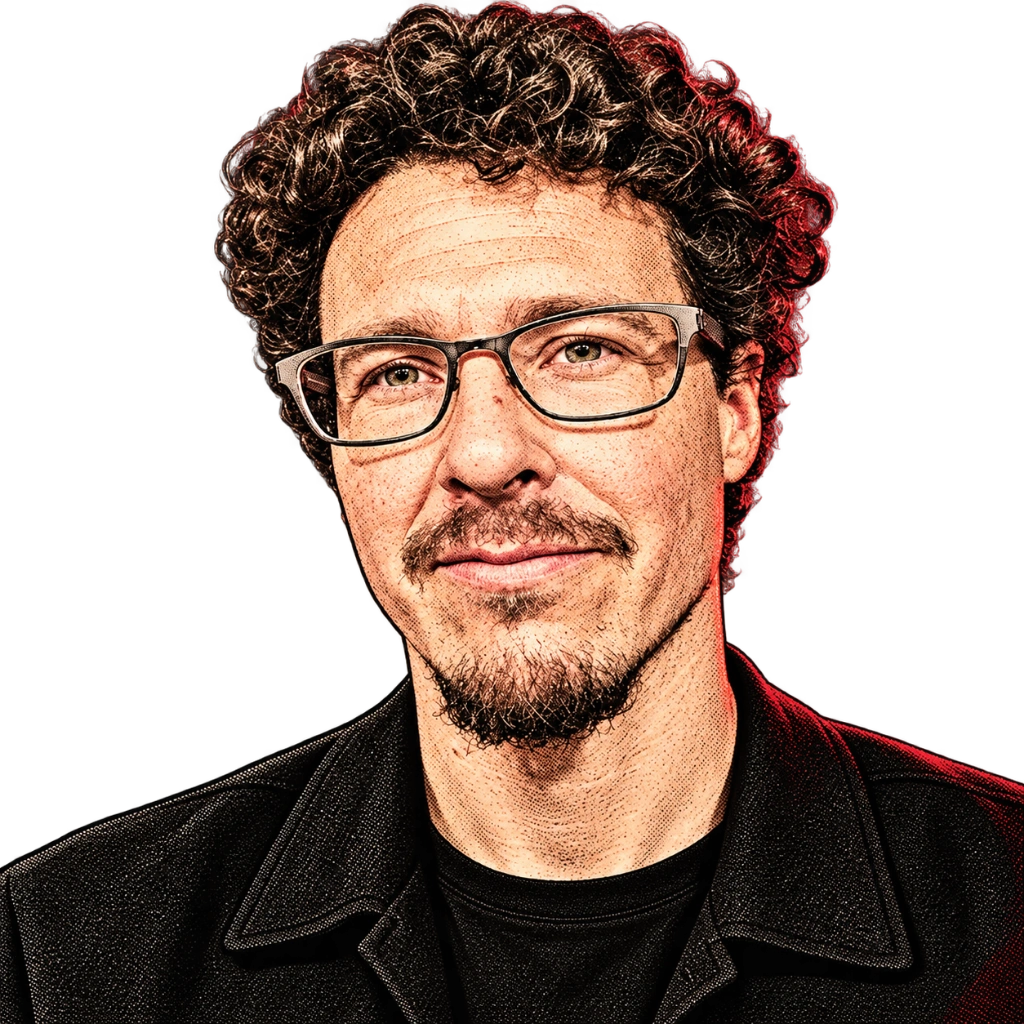 Mathieu Gautron, portrait illustré
