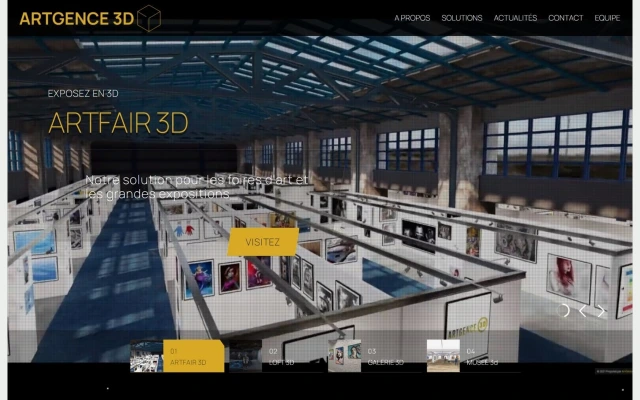 Artfair 3D — les foires d’art virtuelles — visuel d’archive