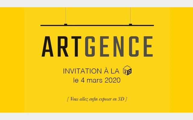 Artgence — lancement des galeries 3D — visuel d’archive