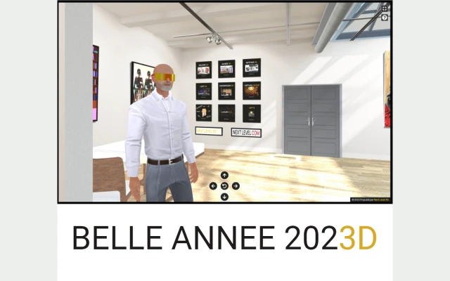 Belle année 2023 en 3D — visuel d’archive