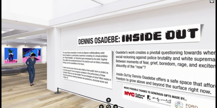 Nouvelle exposition virtuelle réalisée pour le musée MoCADA à New-York